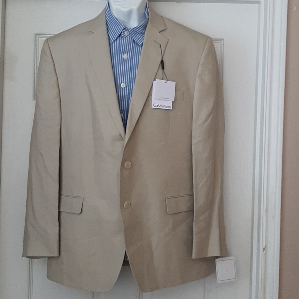 Calvin Klein Tan Men's Suit Separates Size 41L